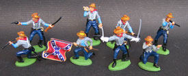 Dismounted confederate Cavalry