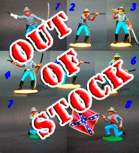 Confederate troops foot