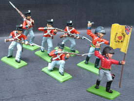 British legion with flabearer set