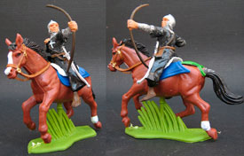 Archers on horseback set