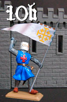 Knight of the Dragon with banner