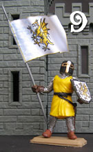 Knight of the Dragon with flag
