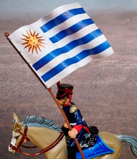 Blandengues Regiment flagbearer