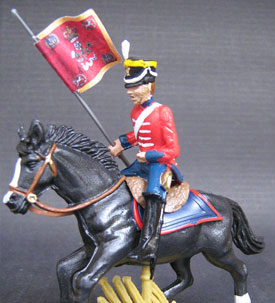 British Cavalry flagbearer