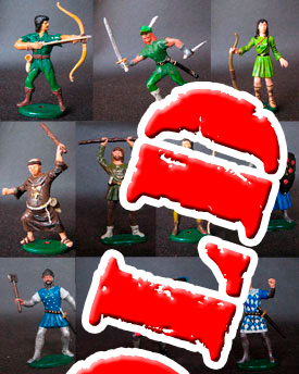 Robin Hood complete set, fully painted